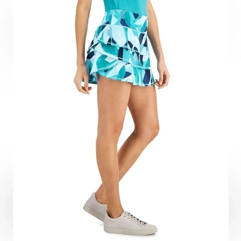 Women Beach Flounce Blue Skort NWT - Picture 4 of 4